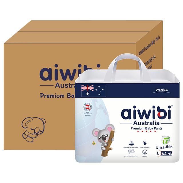 Aiwibi - Premium Baby Pants - Size 4 - L 9-14kg 44's - Pack Of 4