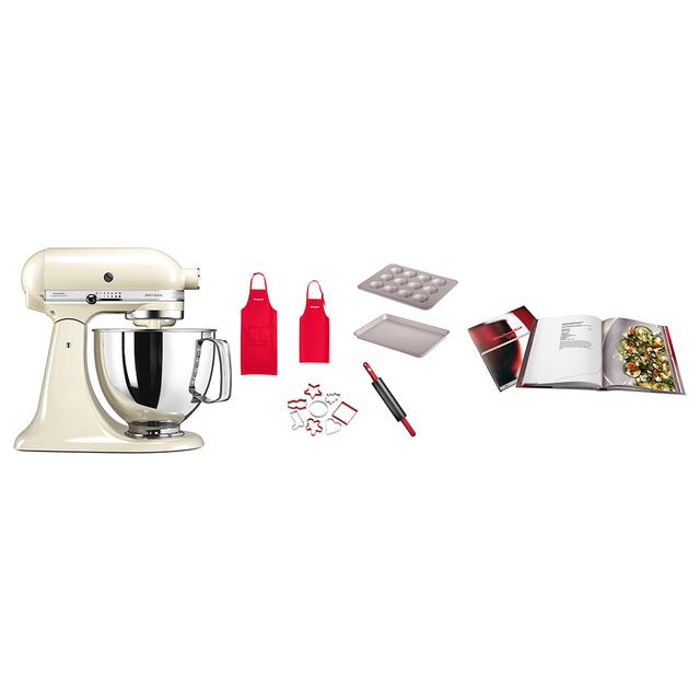 KitchenAid - 5KSM125BAC Stand Mixer 4.8L W/ Cookbook & Family Set