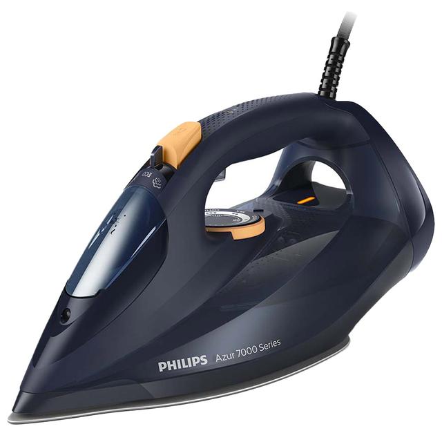 Philips - Steam Iron 7000 Series - Blue/Yellow