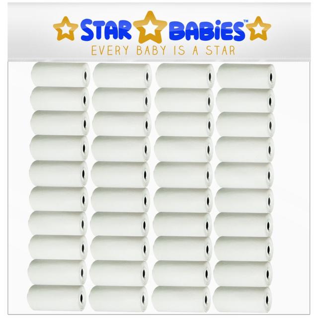 Star Babies - Scented Bag Roll - Pack of 40/600 Bags - White