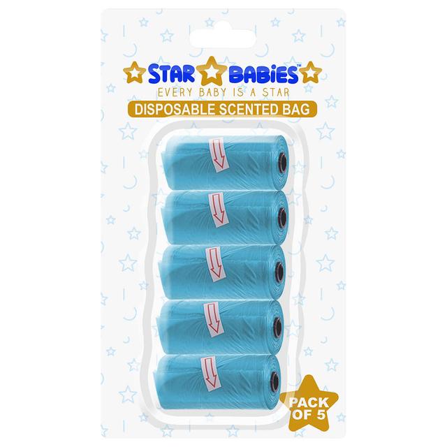 Star Babies - Scented Bag Blister - Pack of 5/75 Bags - Blue