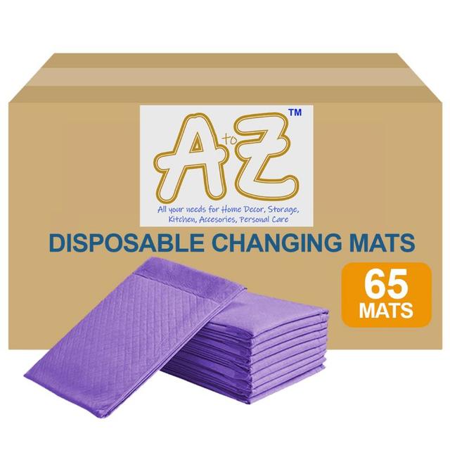 A to Z - Disposable Changing mats (45x60cm) Large, Pack Of 65 - Lavender