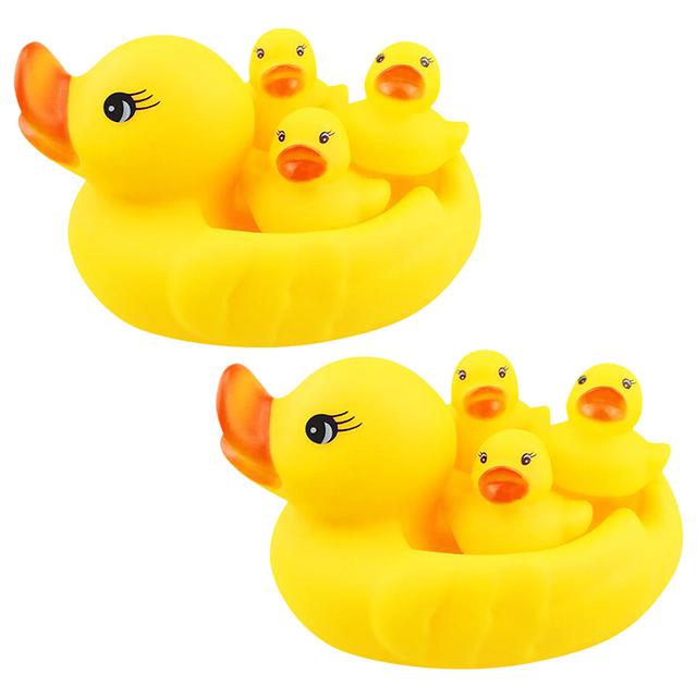 Star Babies - Rubber Duck Toy - Pack Of 8 - Yellow