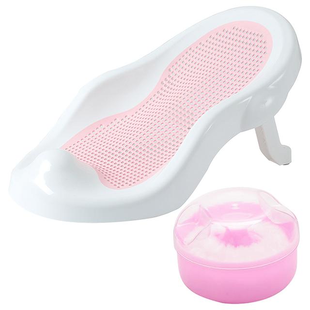 Star Babies - Recline & Rinse Bather w/ Powder Puff - Pink