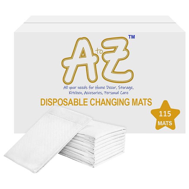 A To Z - Large Disposable Changing Mats - 115pcs - White