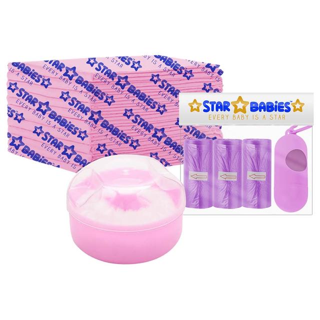 Star Babies - Changing Mat, Powder Puff, Scented Bag w/ Dispenser