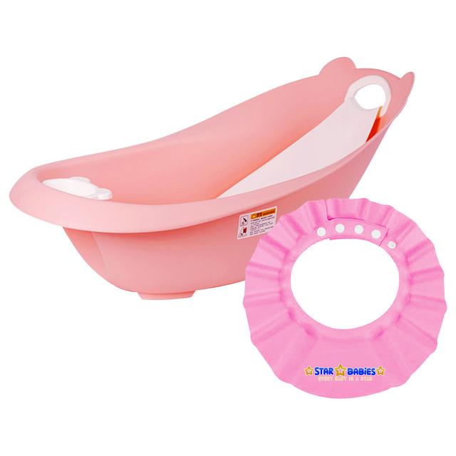 Star Babies - Smart Bath Tub w/ Shower Cap - Pink