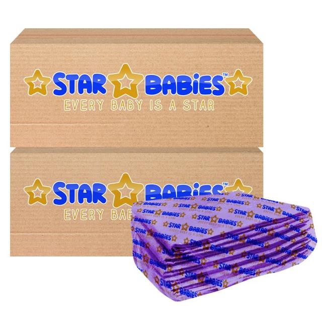 Star Babies - Disposable Pack Of 30 Changing mats (45x60cm) Large, - Lavender