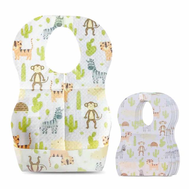 Star Babies - Disposable Bibs Pack of 5 - Animals