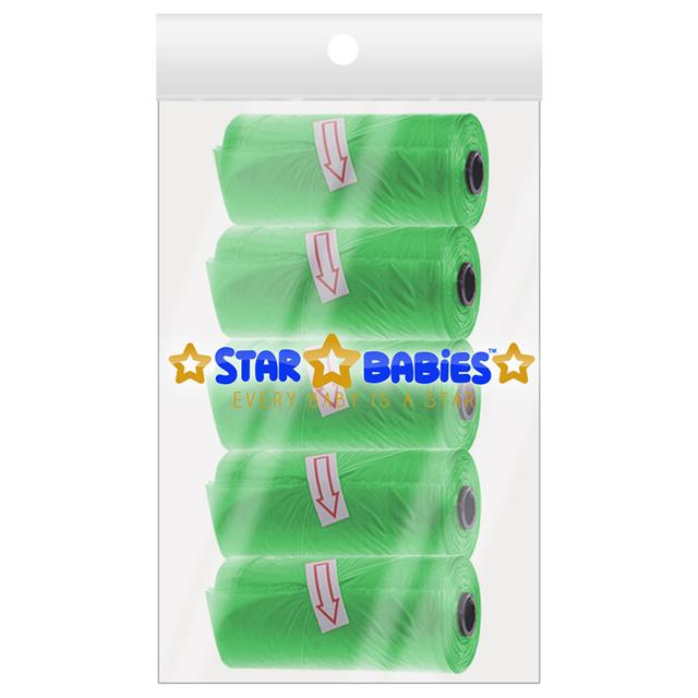 Star Babies - Scented Bag Pack of 5/75 Bags - Green