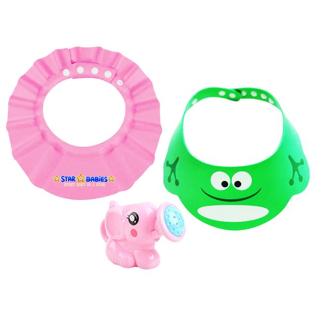 Star Babies - Combo Shower Cap 2pc, Watering Kettle Toys