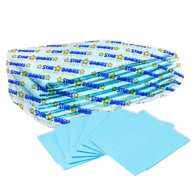 Star Babies - Scented Disposable Changing Mat Pack of 6 Blue