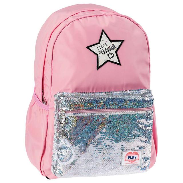 Statovac - Pop Fashion Backpack I Love Dreams - 16-inch - Pink