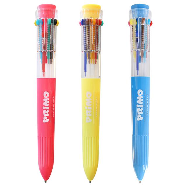 Primo - Tiktok 10 Colors Ball-Pointed Pen - Assorted 1pc