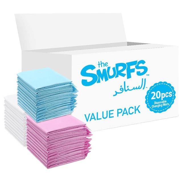 Smurfs - Disposable Changing Mats - 20 pcs