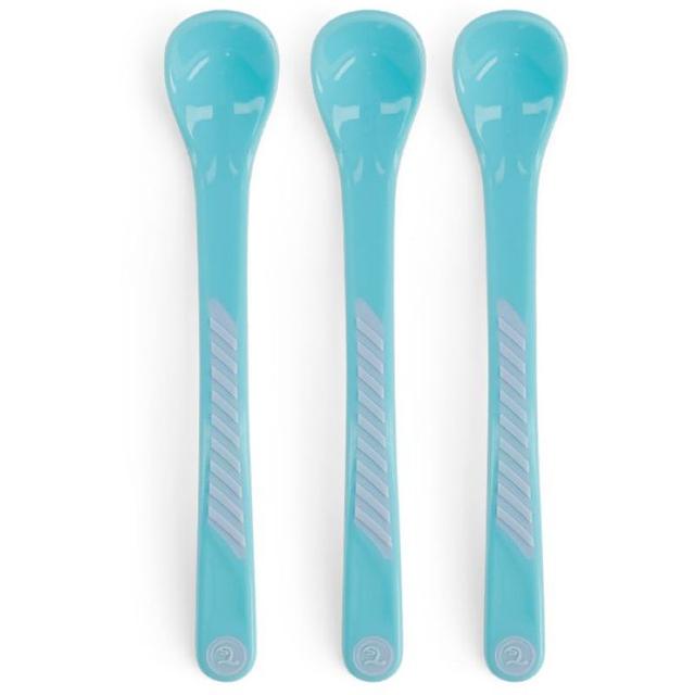 Twistshake - Feeding Spoon - Pack of 3 - Pastel Light Blue