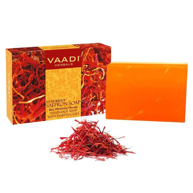 VAADI HERBALS - Luxurious Saffron Soap - Green