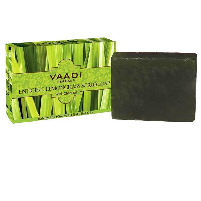 Vaadi Herbals - Enticing Lemongrass Scrub Soap