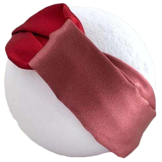 The Girl Cap - Twisted Headband - Red Pink