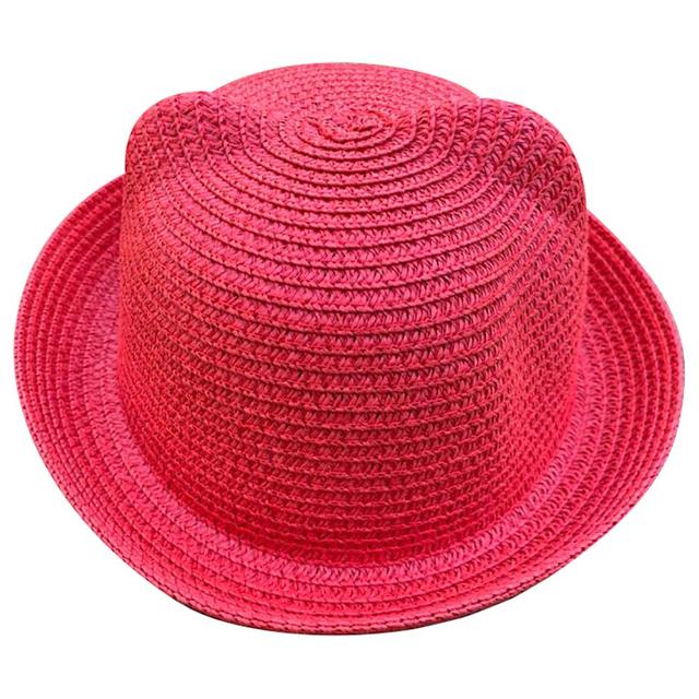 The Girl Cap - Beach Hats For Kids - Red