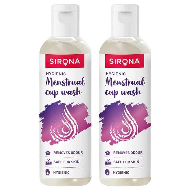 Sirona - Natural Menstrual Cup Wash 100 ml - Pack of 2 - Rose