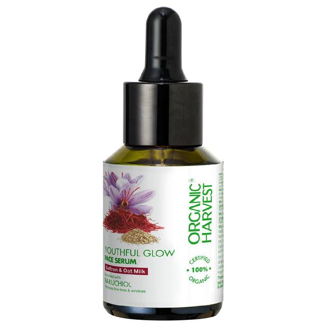 Organic Harvest - Saffron & Oat Milk Youthful Glow Face Serum - 30 ml