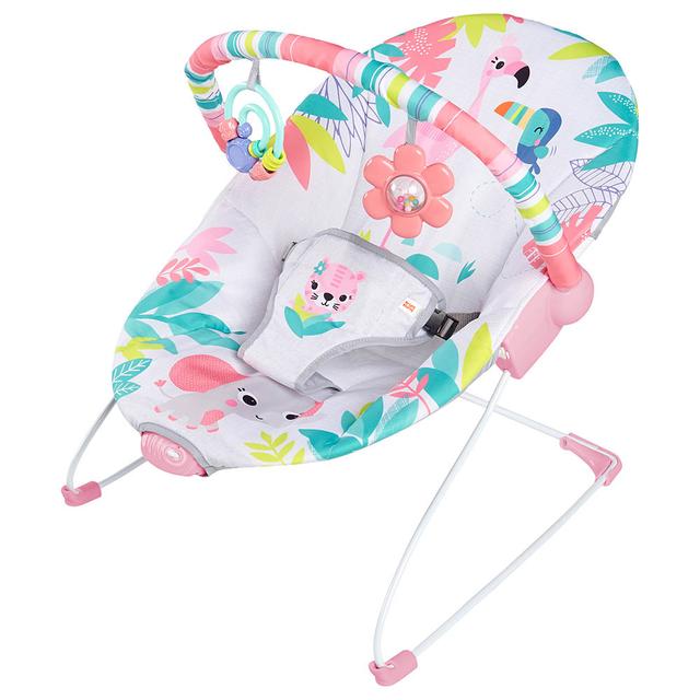 Bright Starts - Flamingo Vibes Vibrating Bouncer - Pink