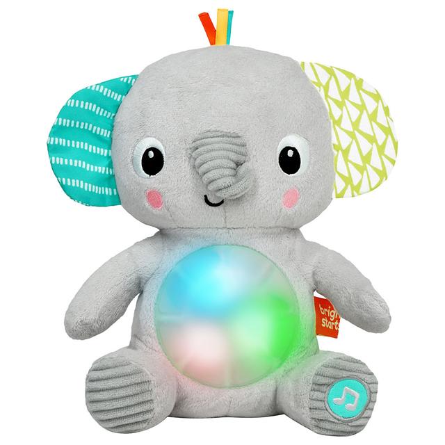 Bright Starts - Hug A Bye Baby Elephant - Grey