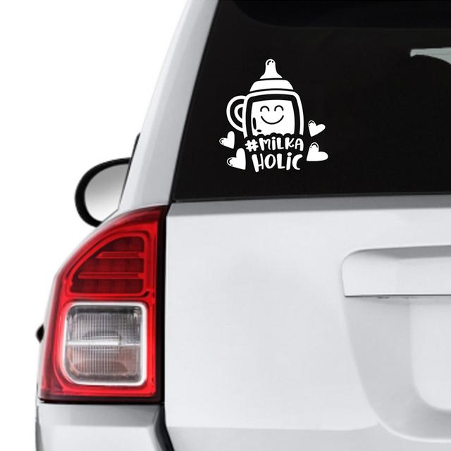 Twinkle Hands - Milka Holic Decal Car Sticker - White