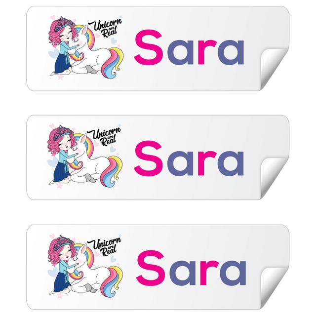 Twinkle Hands Personalized Waterproof Labels Unicorns R Real