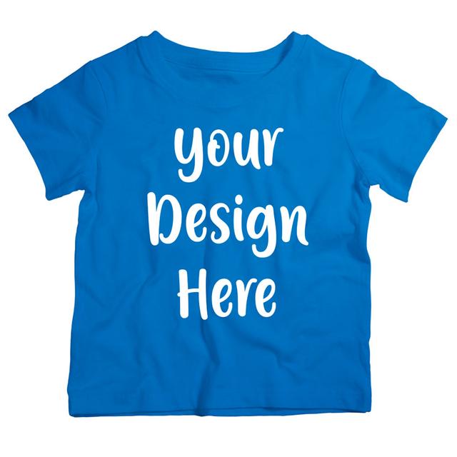 Twinkle Hands - Personalized Cotton T-Shirt - Blue