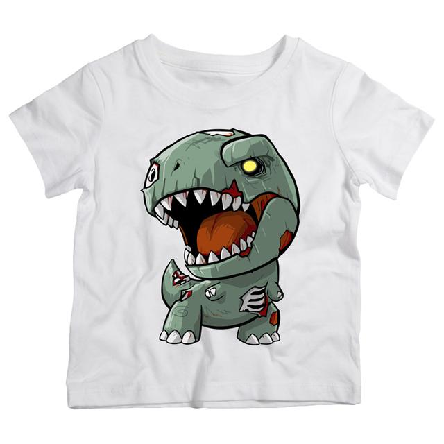 Twinkle Hands - Dinosaur T-Shirt - White