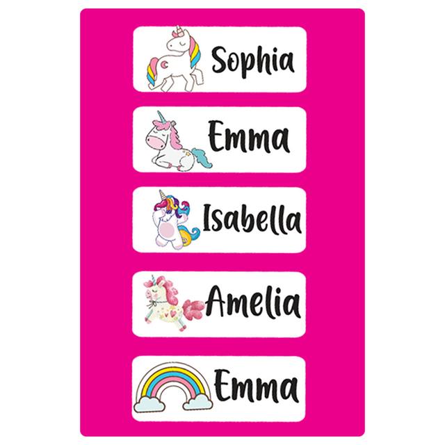 Twinkle Hands - Personalized Mini School Labels - Unicorn