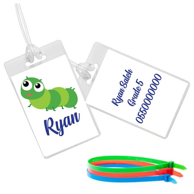 Twinkle Hands - Caterpillar Luggage Tag