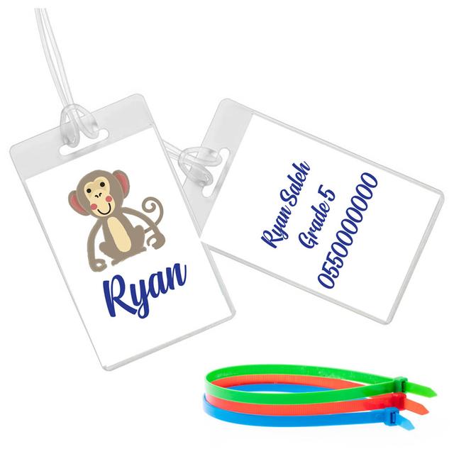 Twinkle Hands - Monkey Luggage Tag 151766