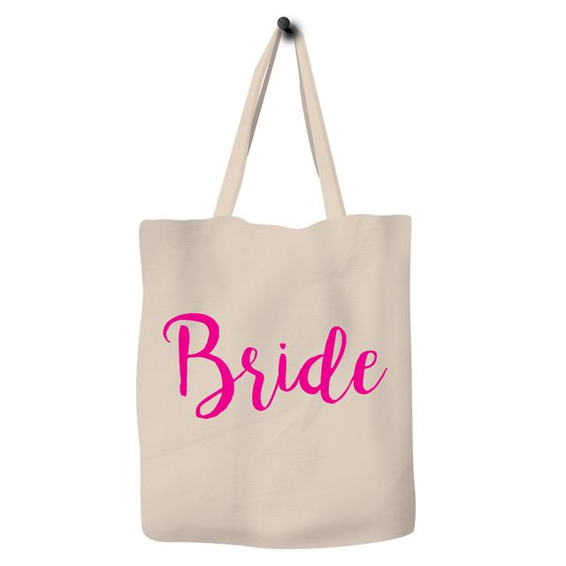 Save The Ocean - Eco Tote Bag - Bride - Pink