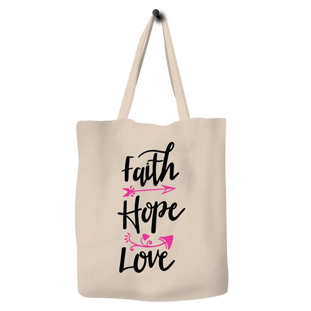 Save The Ocean - Eco Tote Bag - Faith Hope Love