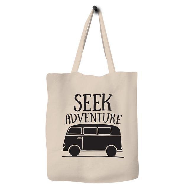 Save The Ocean - Eco Tote Bag - Seek Adventure - Black