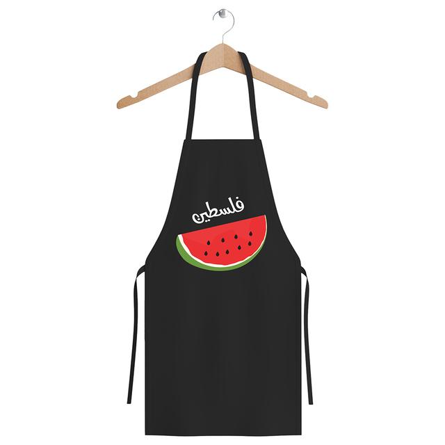 Twinkle Hands - Palestine Watermelon Apron - Black