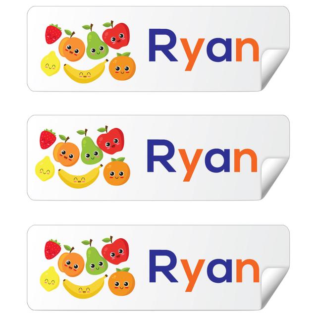 Twinkle Hands - Personalized Waterproof Labels - All Fruits