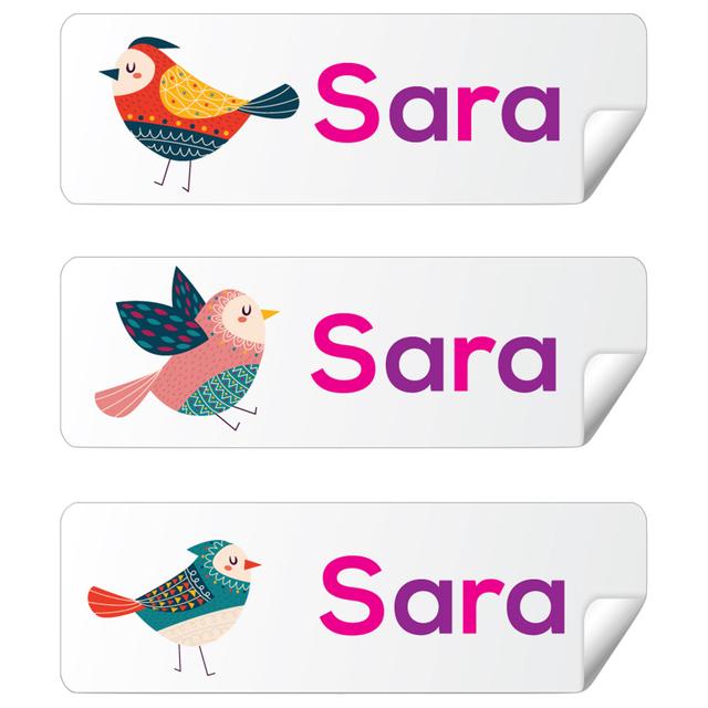 Twinkle Hands - Personalized Waterproof Labels - Cute Birds