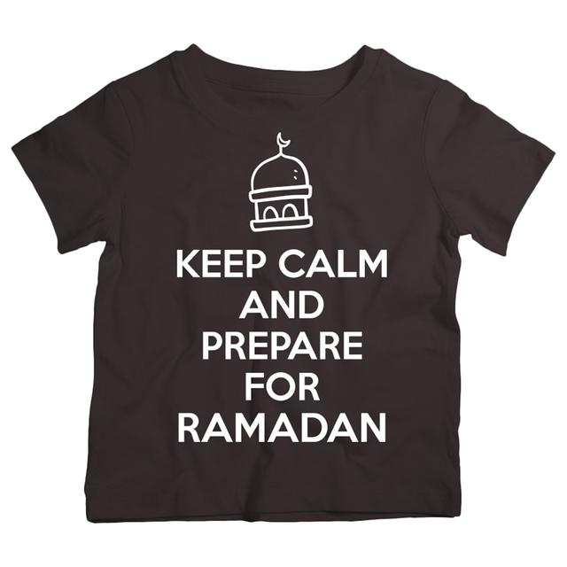 Twinkle Hands - Keep Calm & Prepare For Ramadan T-Shirt - Black