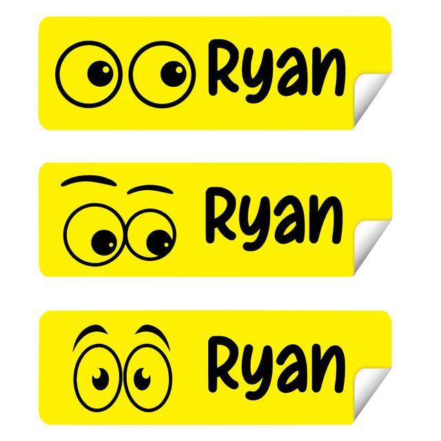 Twinkle Hands - Personalized Labels - Pack of 30 - Funny Emoji 