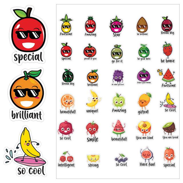 Twinkle Hands - Reward & Motivational Stickers - Fruits - 30pcs