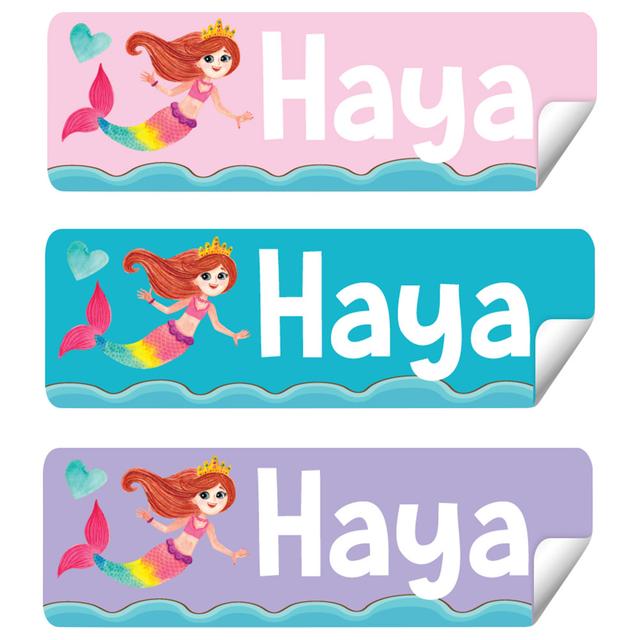 Twinkle Hands - Personalized Waterproof Labels - Pretty Mermaid