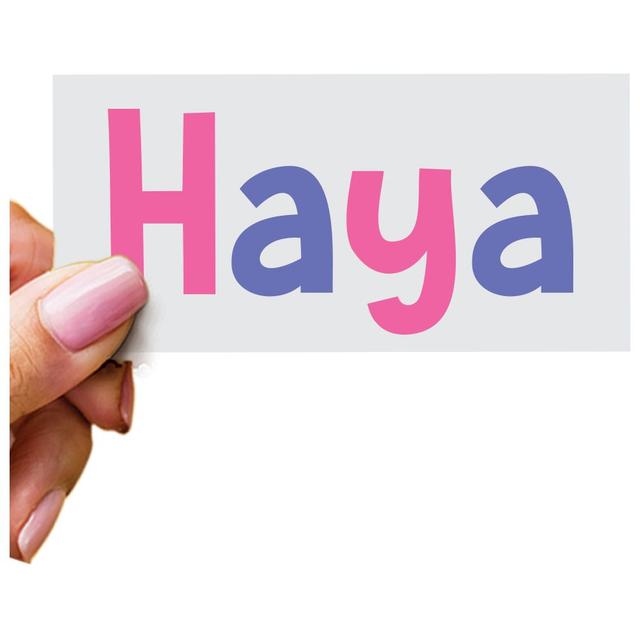 Twinkle Hands - Personalized Name Decal-Sticker - Light Pink/Purple