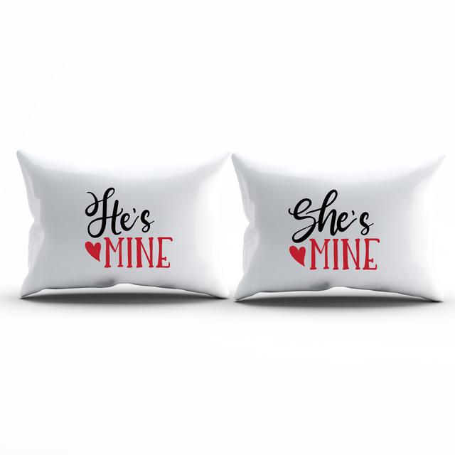 Twinkle Hands - Couple Pillowcases - He's Mine, She's Mine