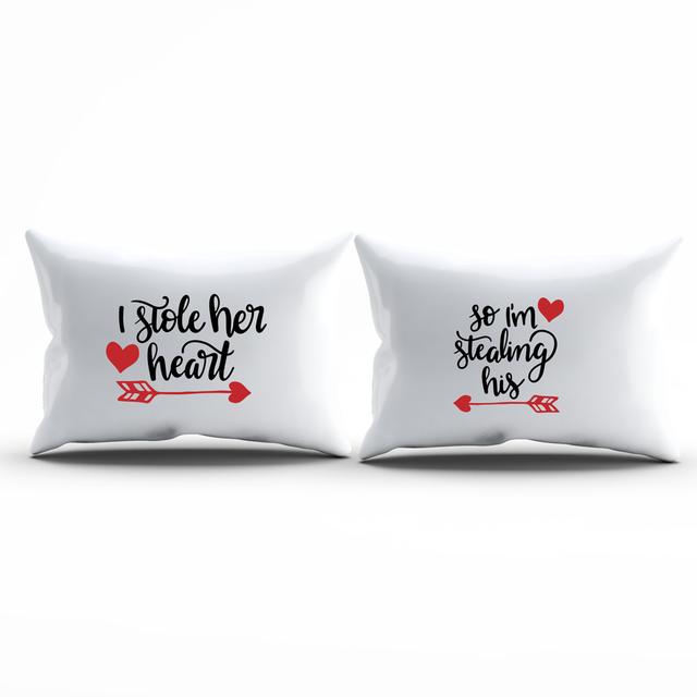 Twinkle Hands - Couple Pillowcases - I Stole Her Heart