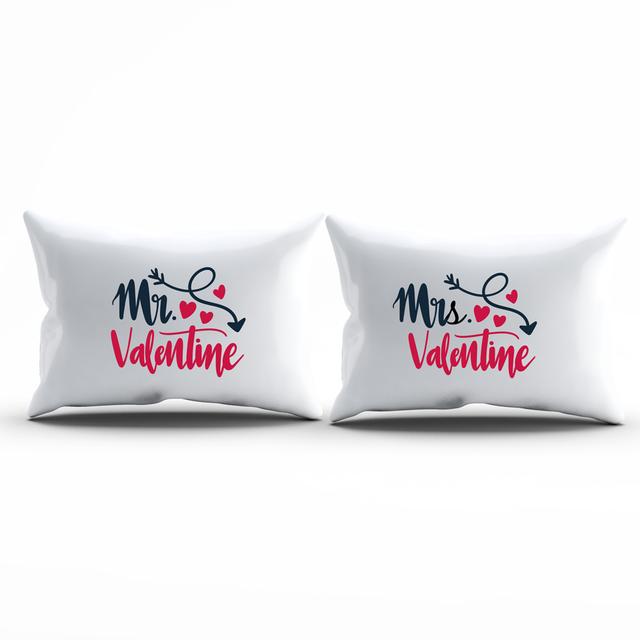 Twinkle Hands - Couple Pillowcases - Mr. Valentine, Mrs. Valentine