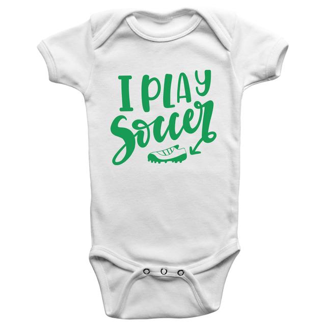 Limited Edition - I play Soccer Onesie Bodysuit